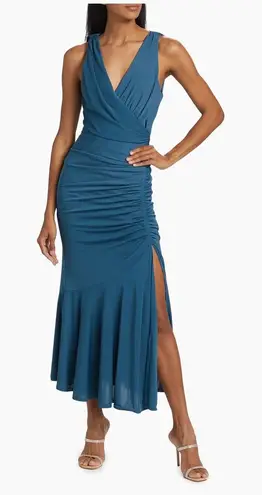 CINQ A SEPT Mika Dress In Midnight Rain Blue Size 4 NWT