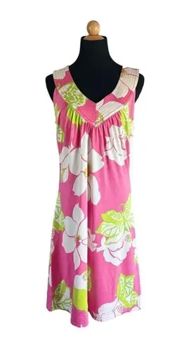 Lilly Pulitzer  SilkJersey Dress 73% silk, cotton size Medium