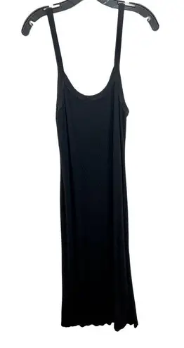 Z Supply  Black Ribbed Tank Dress - M