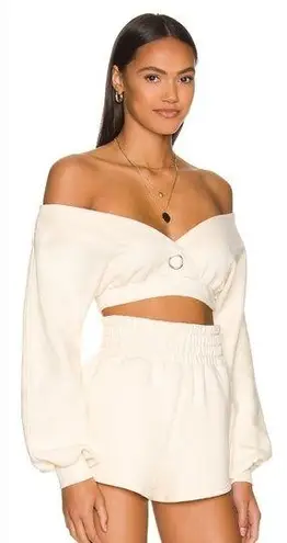 Camila Coelho Kenzie Pullover in Bone