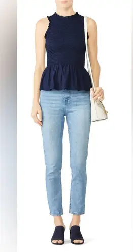 Amanda Uprichard The Lorraine Top by  in Royal Blue - Image 3