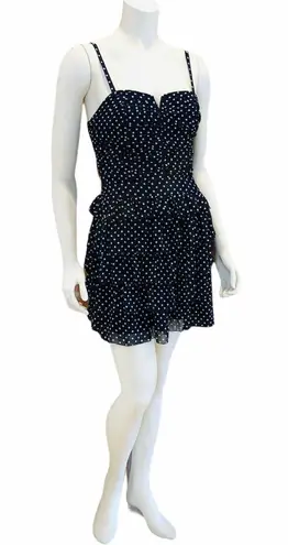 Blue & White Polka Dot Dress Size M