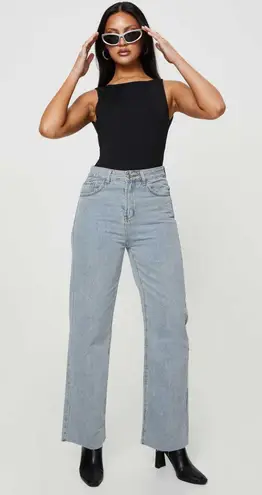 Princess Polly High-Waisted Denim Jeans