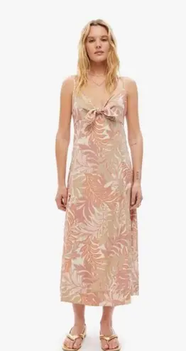 Natalie Martin 💕💕 Sophie Dress ~ Jungle Print Clay 100% Silk Large L NWT