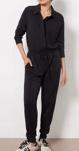 Evereve Myra Black Long Sleeve Jumpsuit, Size XS