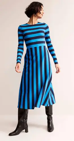 Boden USA Boden Stripe Jersey Midi Dress NWOT