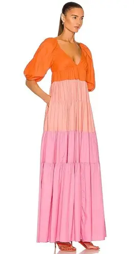 STAUD  Meadow Maxi Tiered Dress, Size M New w/Tag Retail $375 SOLD OUT!