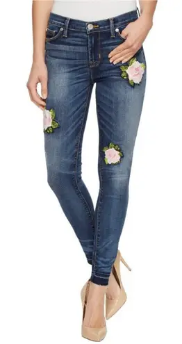 Hudson Nico Midrise Super Skinny Ankle Jeans Rose 29 X 28