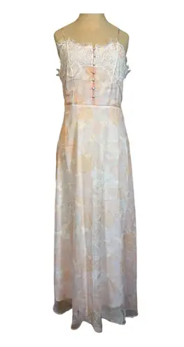 BTFL-life Floral Lace Maxi Dress