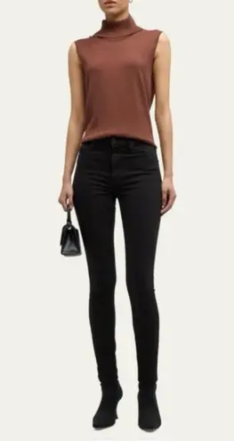 MOTHER High Waisted Looker Jeans in Not Guilty Wash Size 31 Black