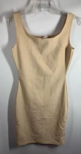 Maidenform Women's Sleeveless Body Shapewear Bodycon Cream Size Large