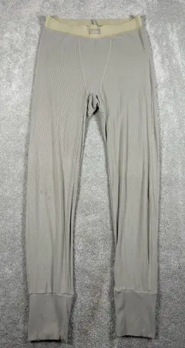 SKIMS cotton ribbed legging gray mineral large (spot On Knee)