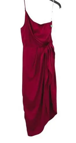 Lulus Draped Special Occasion Prom Homecoming Dress Berry Red Size XS NWOT