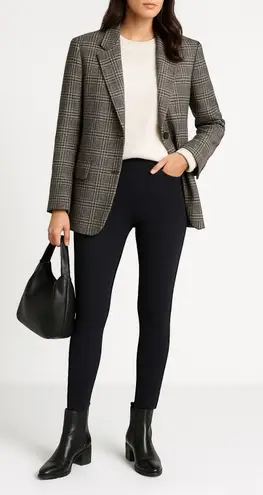 Theory  Womens‎ Skinny Legging K Core Scuba Pull On Pants Navy Blue Sz S Workwear