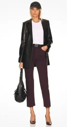 RE/DONE 70’s Ultra High Rise Stove Pipe Jeans - Washed Plum NEW 29