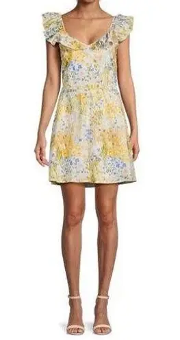 Wildfox NWT  Blair Floral Ruffle Mini Dress