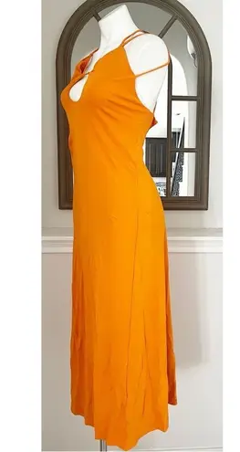 Victoria Beckham Dress in Burnt Orange, Size UK8 US4 Retail $1350