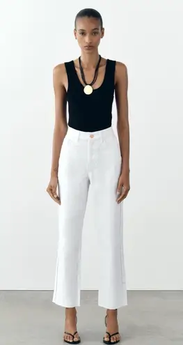 ZARA White Jeans