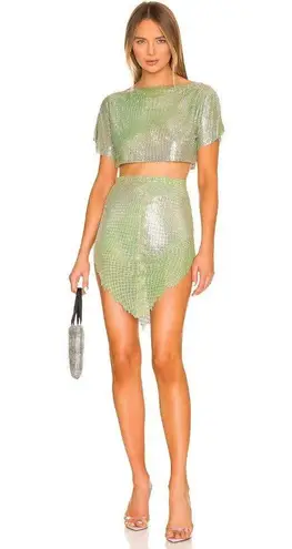 Poster Girl The Jana Crop Top Ultra Serpentine Womens Size Medium