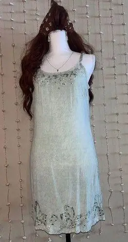 Raya Sun Mint Green Small Sundress Boho Chic Costal Cowgirl