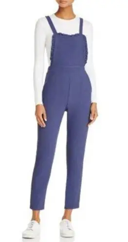 June and Hudson Ruffle Jumpsuit/overalls In Navy size Small womens