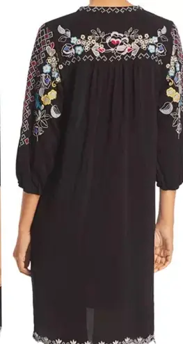 Johnny Was Nola heavily embroidered button