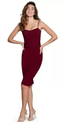 Dress the Population NWOT Veronique Tie Back Cami Sleeveless Sheath Dress sz M