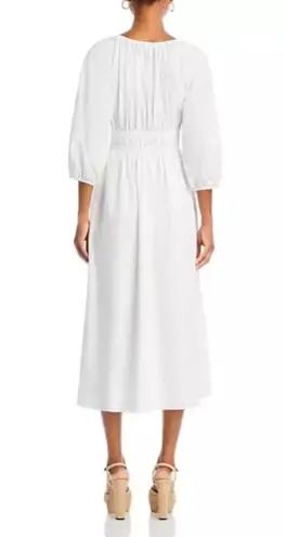 WAYF Angela Ruched Midi Dress NWOT