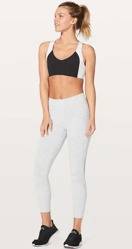 Lululemon Vintage  Sweat Times Bra - Black/White - 6