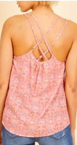 Modcloth Lace Floral Strappy Cami