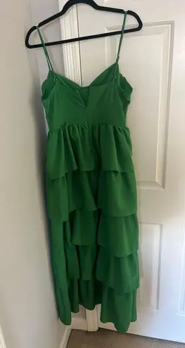 Pretty Little Thing Green Formal Dress