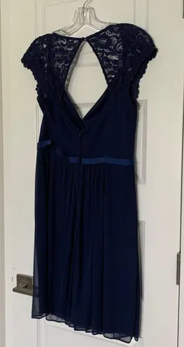 David's Bridal David’s Bridal Bridesmaid’s Dress Navy  