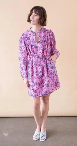 💕XIRINA💕 Bellamy Henley Mini Dress ~ Sweet Vines Medium M NWT Pink