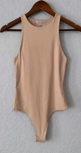 Gaze Beige Sleeveless Bodysuit Size X
