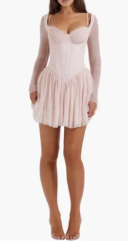 House Of CB Vivi Underwire Long Sleeve Corset Dress