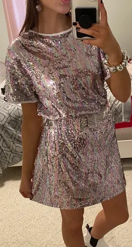 Just Quella Sequin Party Dress