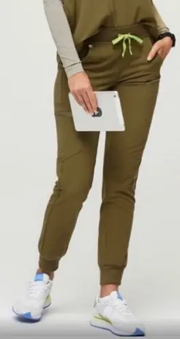 FIGS  women's Martini Olive Zamora™ High Waisted - Jogger Scrub Pants - Image 1