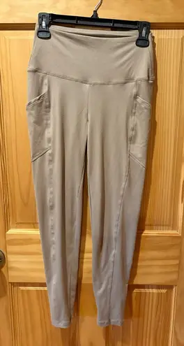 Zenana Outfitters High waist Taupe Leggings women’s M