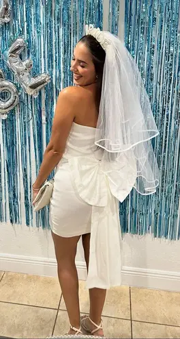 Lovely Day Steps New York Strapless Bow Dress