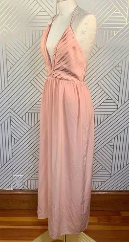 KEEPSAKE the Label Riptide Maxi Dress in Apricot Pink