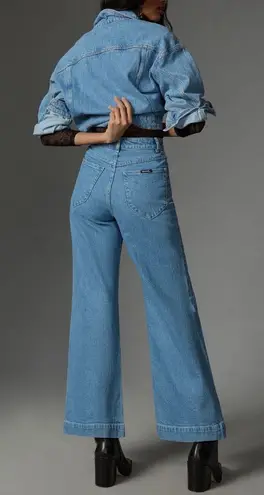 Rolla's Anthropologie Sailor High-Rise Crop Wide-Leg Jeans