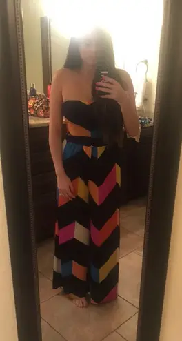 Peaches And Cream Printed Jumpsuit