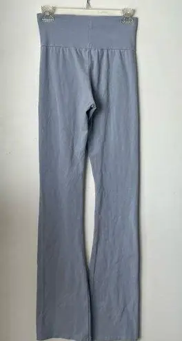 Brandy Melville Priscilla Light Blue Gray Slightly Flared Yoga Pants XS/S