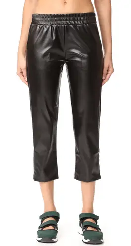 Cushnie et Ochs women’s faux leather cropped pants size M medium