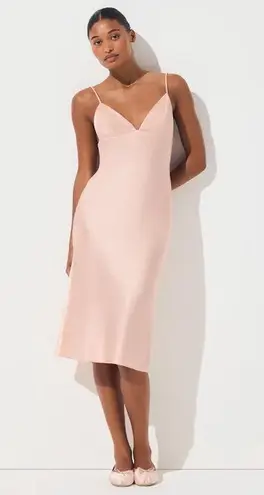 SKIMS Silk Midi Dress Villa XS