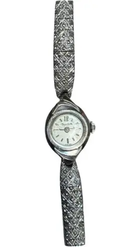 Bulova Vintage Art Deco Women’s Swiss 10K Gold Cocktail Watch WORKING!