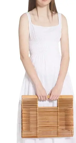 Cult Gaia Evie Bamboo Top Handle Bag