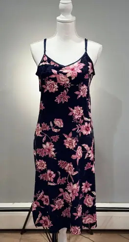 Ban Jara CLEARANCE! Navy Velour Slipdress Size M Like New