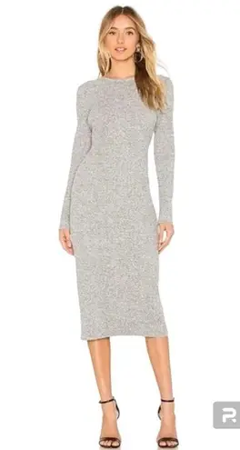 Vince ✨ Knit Fitted Sweater Sz Medium Midi Dress✨