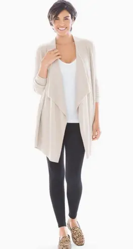 Barefoot Dreams 💕💕 Bamboo Chic Lite Calypso Wrap Cardigan Stone 1X NWT